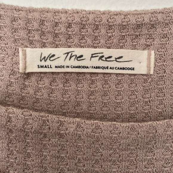 Free People | North Shore Sand Long Sleeve Waffle Thermal Tunic Small - Picture 8 of 9